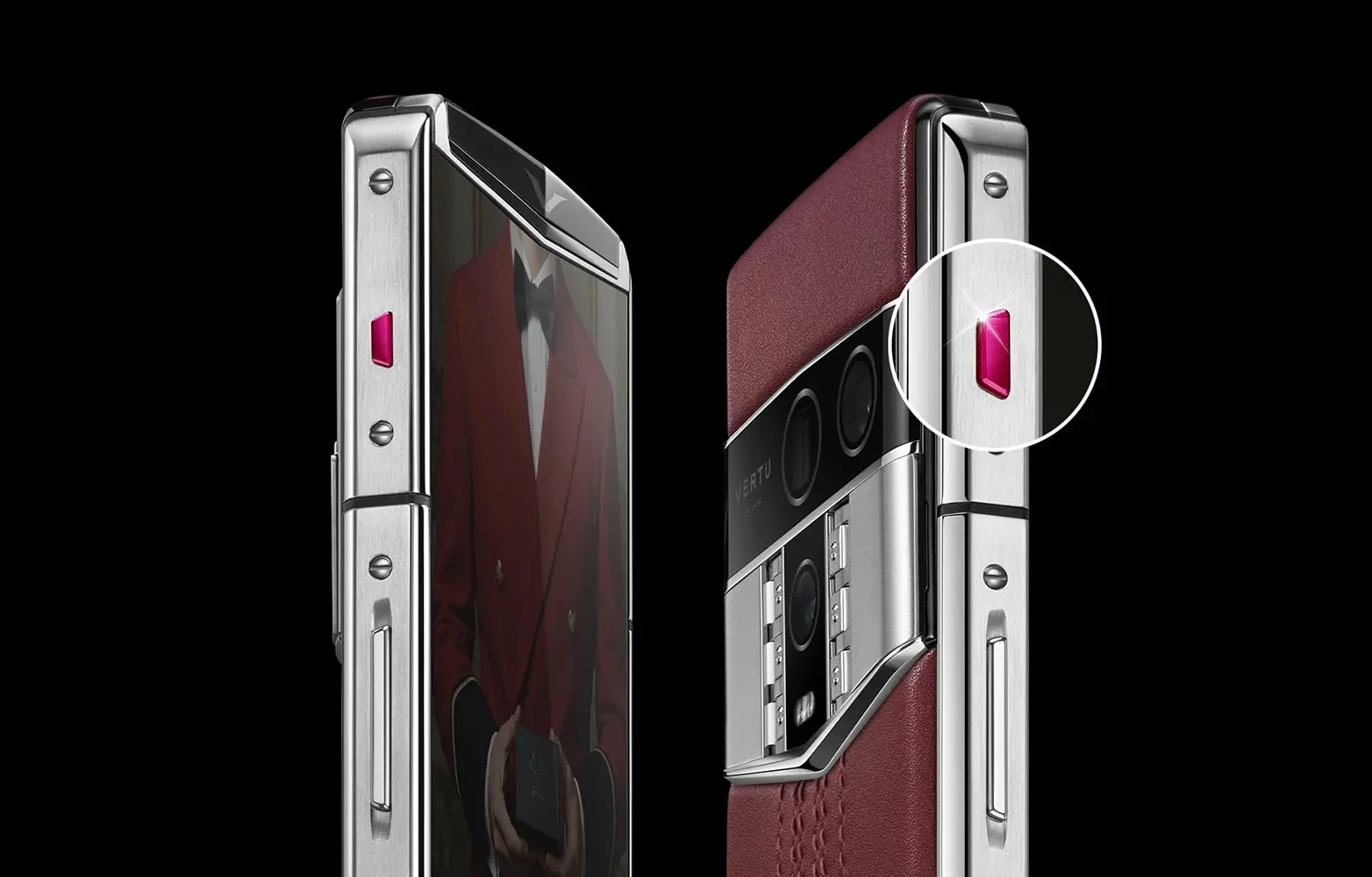 Vertu Agent Q — Кнопка Ruby Talk.