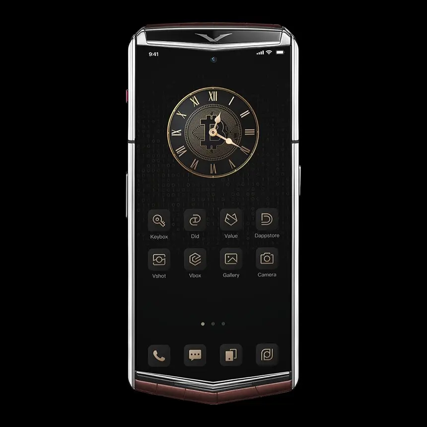 VERTU AGENT Q AMBER BROWN ALLIGATOR - ЦЕНА, ОПИСАНИЕ, ФОТО - 2