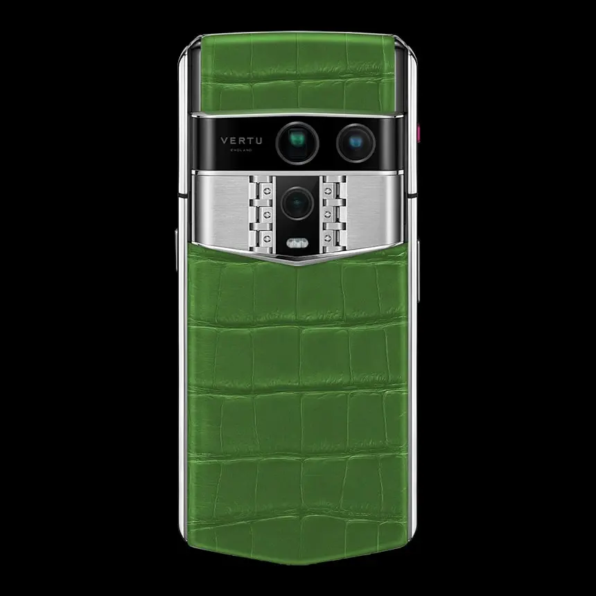 VERTU AGENT Q BAMBOO GREEN ALLIGATOR - ЦЕНА, ОПИСАНИЕ, ФОТО - 3