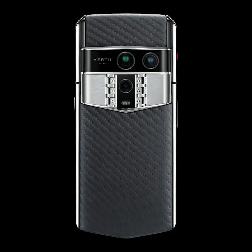 VERTU AGENT Q BLACK CARBON PATTERN & SILVER PLATE - ЦЕНА, ОПИСАНИЕ, ФОТО - 3