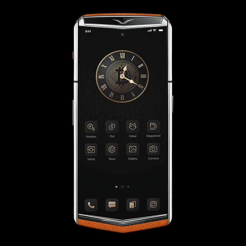VERTU AGENT Q DAWNING ORANGE CALF - ЦЕНА, ОПИСАНИЕ, ФОТО - 2