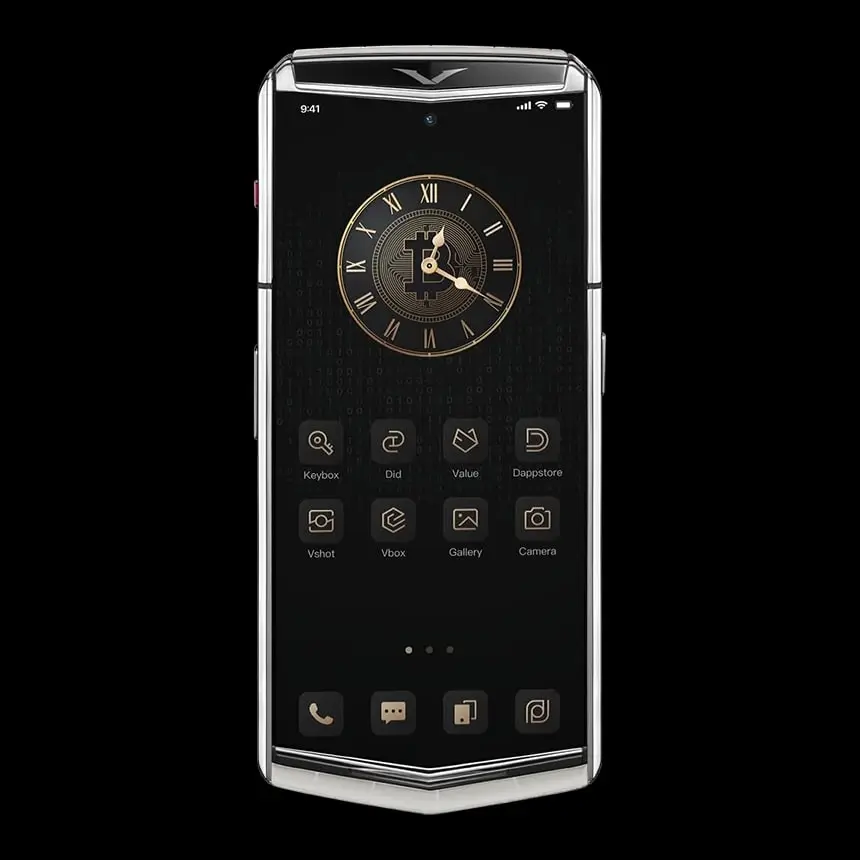 VERTU AGENT Q GLACIER WHITE ALLIGATOR - ЦЕНА, ОПИСАНИЕ, ФОТО - 2