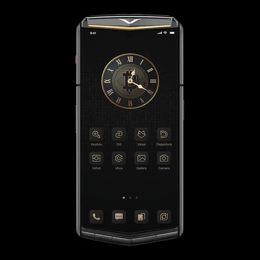VERTU AGENT Q GOLD ACCENT 1 IRON BLACK ALLIGATOR - ЦЕНА, ОПИСАНИЕ, ФОТО - 2