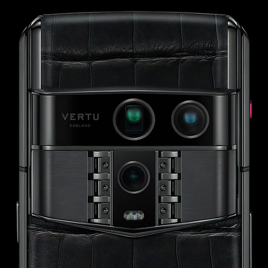 VERTU AGENT Q GOLD ACCENT 1 IRON BLACK ALLIGATOR - ЦЕНА, ОПИСАНИЕ, ФОТО - 4