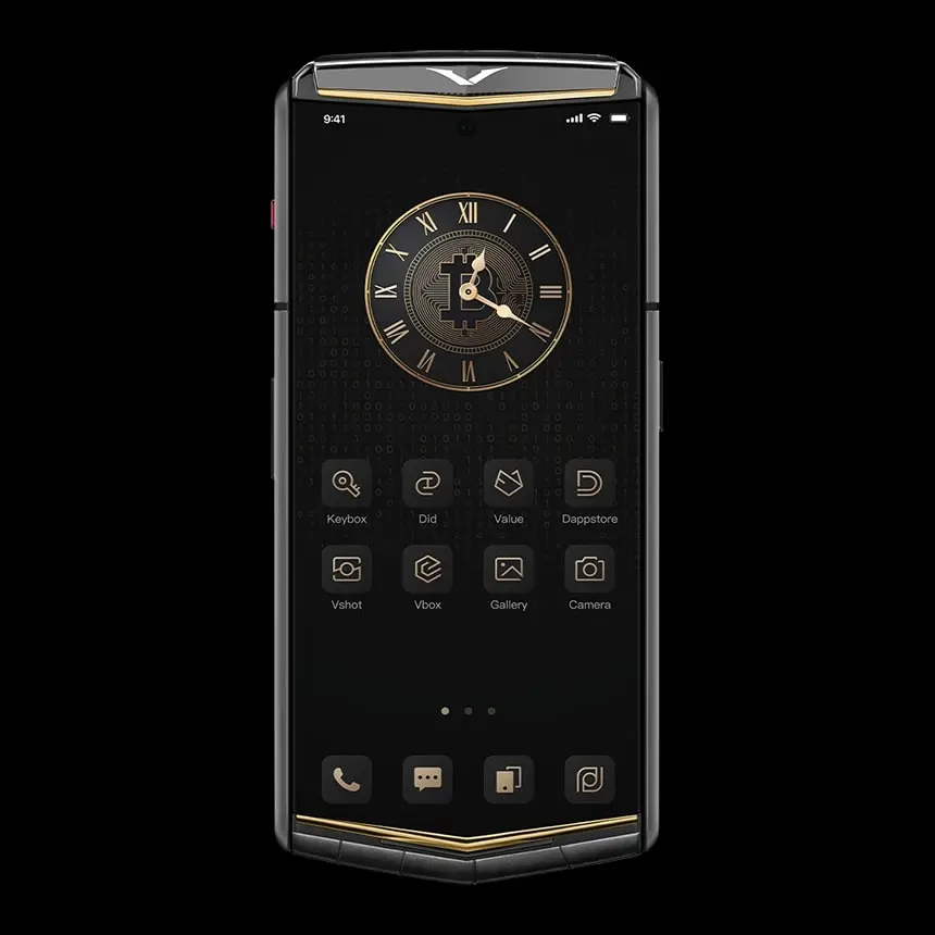 VERTU AGENT Q GOLD ACCENT 5 IRON BLACK ALLIGATOR - ЦЕНА, ОПИСАНИЕ, ФОТО - 2