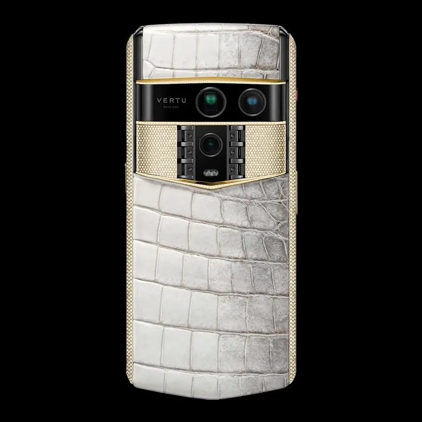 VERTU AGENT Q GOLD & FULL DIAMONDS HIMALAYA ALLIGATOR - ЦЕНА, ОПИСАНИЕ, ФОТО - 3