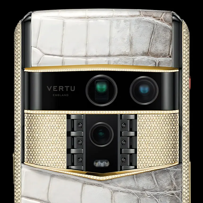 VERTU AGENT Q GOLD & FULL DIAMONDS HIMALAYA ALLIGATOR - ЦЕНА, ОПИСАНИЕ, ФОТО - 4