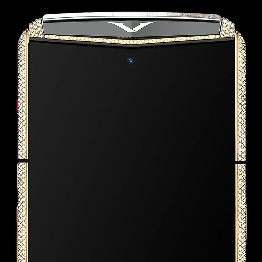 VERTU AGENT Q GOLD & FULL DIAMONDS HIMALAYA ALLIGATOR - ЦЕНА, ОПИСАНИЕ, ФОТО - 5