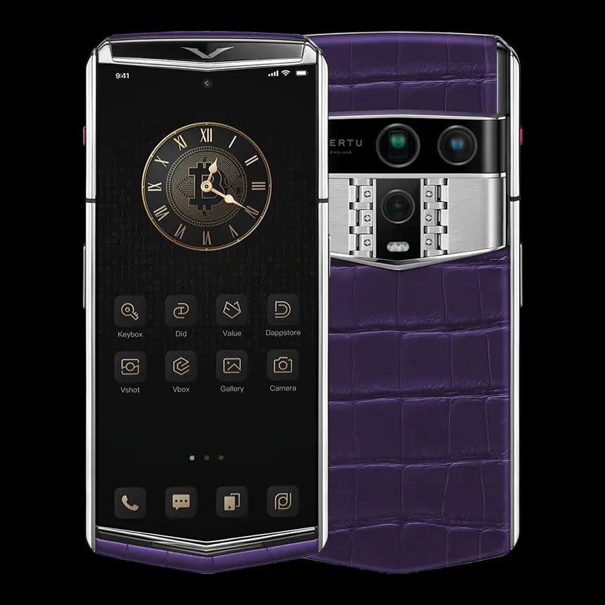 КУПИТЬ VERTU AGENT Q GRAPE PURPLE ALLIGATOR