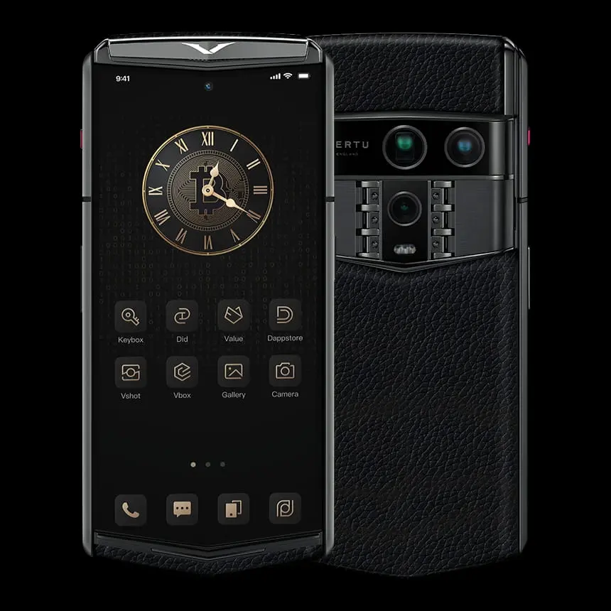 КУПИТЬ VERTU AGENT Q JADE BLACK CALF