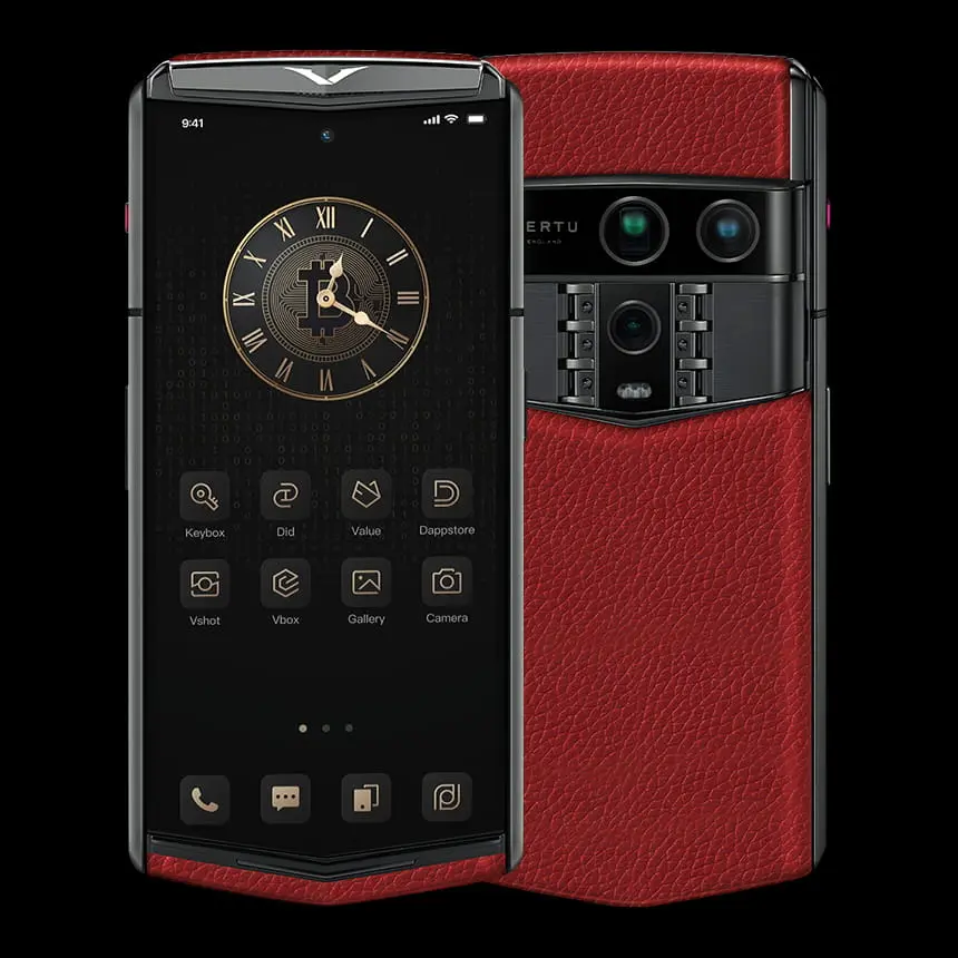 КУПИТЬ VERTU AGENT Q RASPBERRY RED CALF