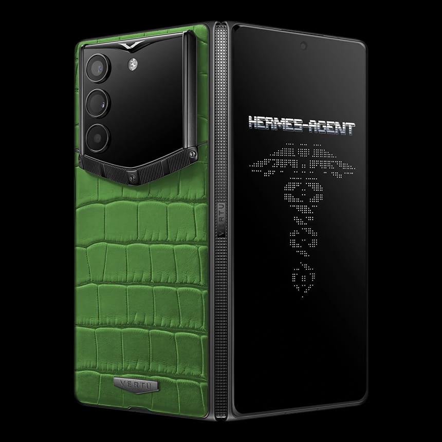 КУПИТЬ VERTU ALPHAFOLD ALLIGATOR SKIN BAMBOO GREEN