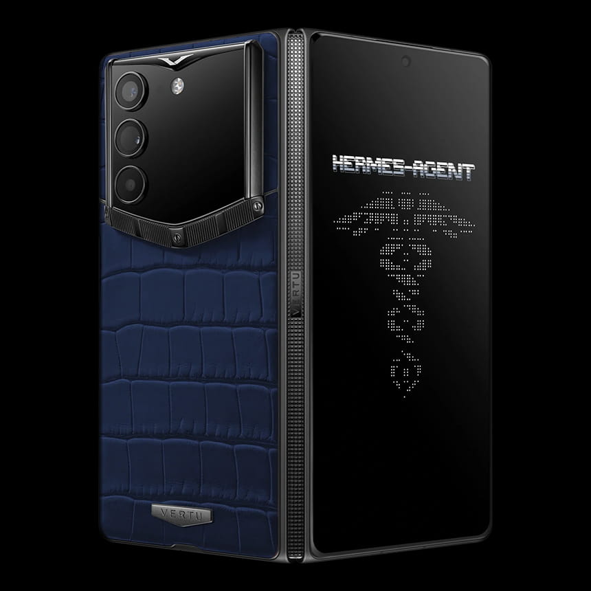 КУПИТЬ VERTU ALPHAFOLD ALLIGATOR SKIN NAVY BLUE