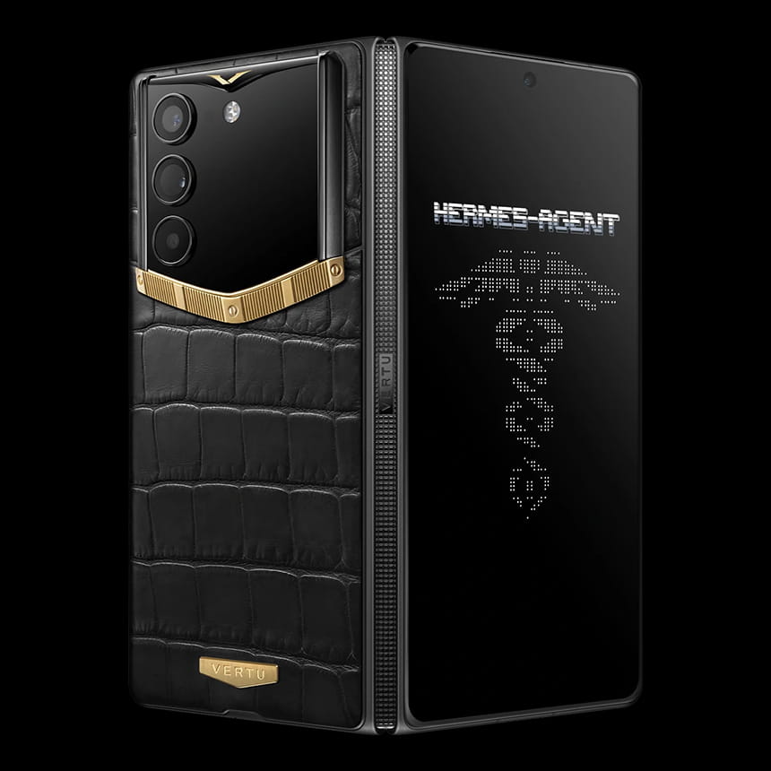 КУПИТЬ VERTU ALPHAFOLD BESPOKE ALLIGATOR SKIN GOLD 2