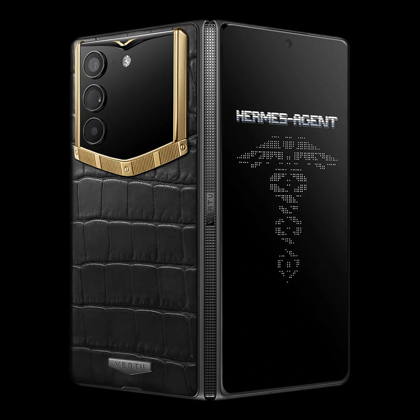 КУПИТЬ VERTU ALPHAFOLD BESPOKE ALLIGATOR SKIN GOLD 3