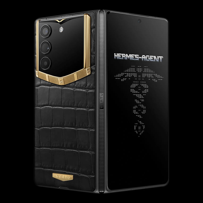 КУПИТЬ VERTU ALPHAFOLD BESPOKE ALLIGATOR SKIN GOLD 4