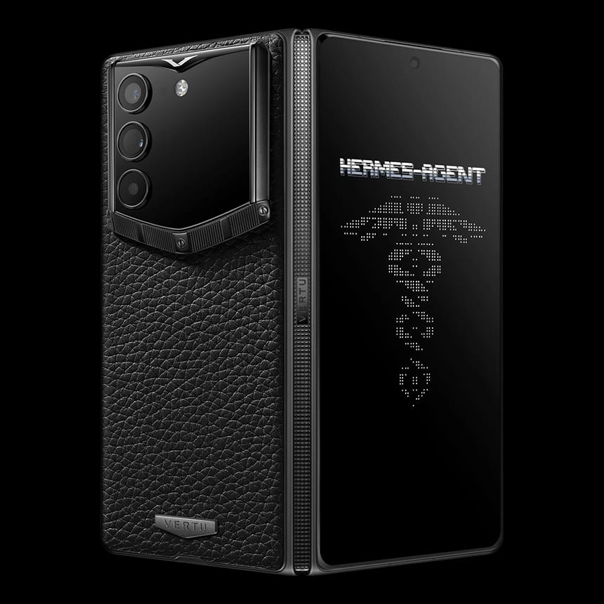 КУПИТЬ VERTU ALPHAFOLD GRAINED CALFSKIN JADE BLACK