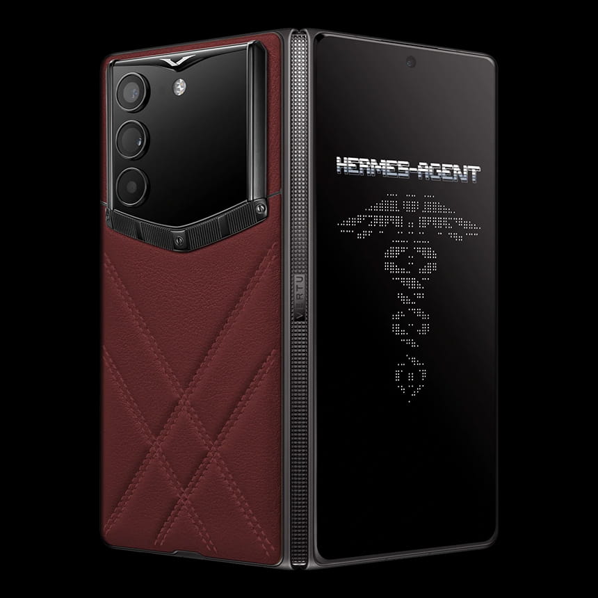 КУПИТЬ VERTU ALPHAFOLD STITCHED CALFSKIN OXFORD RED