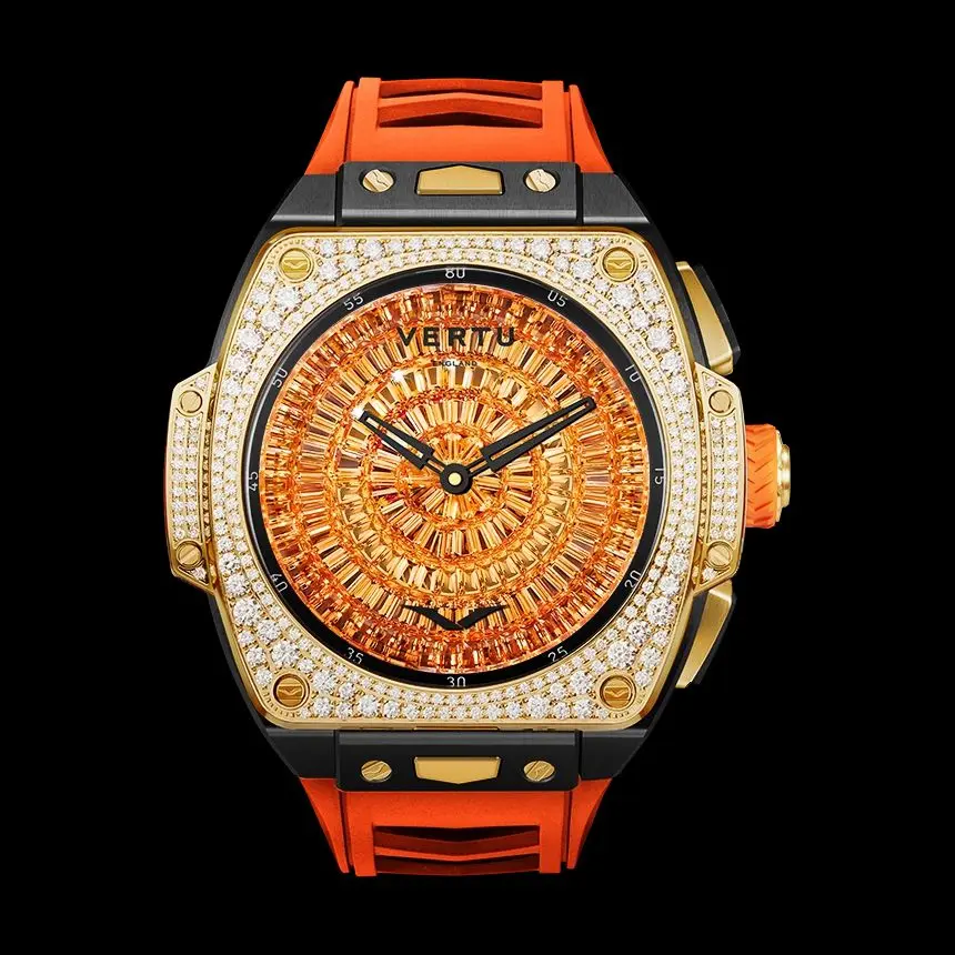 КУПИТЬ VERTU GRAND WATCH BESPOKE GOLD 18K GOLD WITH NATUAL DIAMONDS