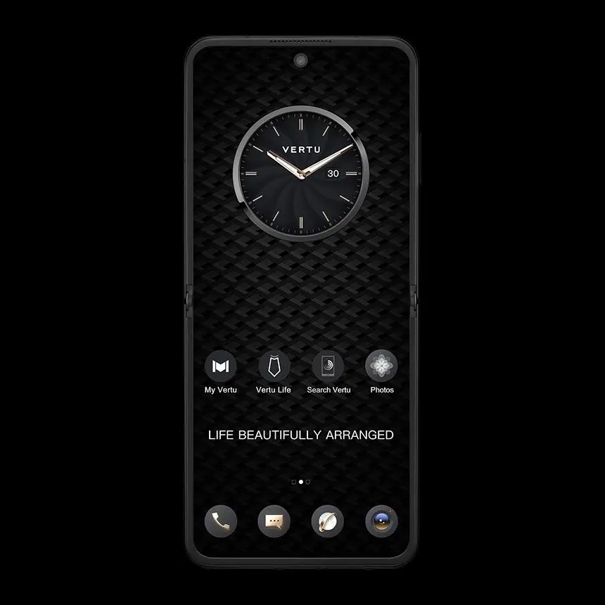 VERTU IRONFLIP CARBON TEXTURE AUSPICIOUS PHOENIX - ЦЕНА, ОПИСАНИЕ, ФОТО - 3