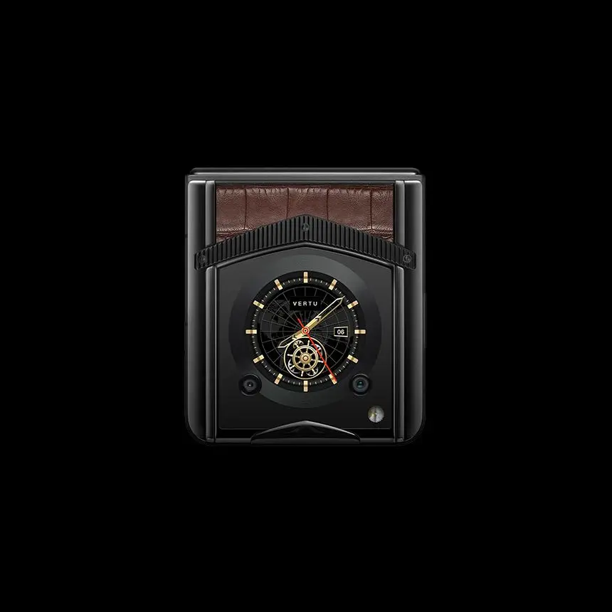 VERTU IRONFLIP AMBER BROWN ALLIGATOR - ЦЕНА, ОПИСАНИЕ, ФОТО - 5