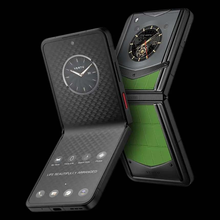 КУПИТЬ VERTU IRONFLIP BAMBOO GREEN ALLIGATOR