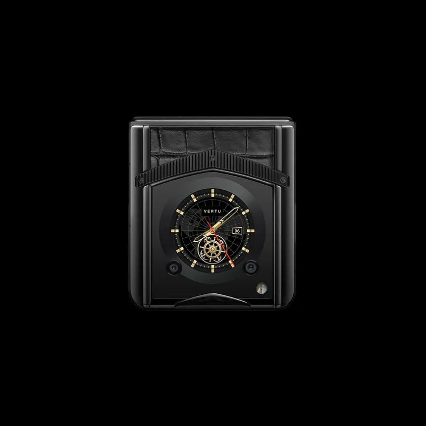 VERTU IRONFLIP BASALT BLACK ALLIGATOR - ЦЕНА, ОПИСАНИЕ, ФОТО - 5