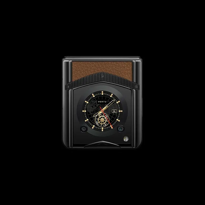 VERTU IRONFLIP CARAMEL BROWN CALF - ЦЕНА, ОПИСАНИЕ, ФОТО - 5