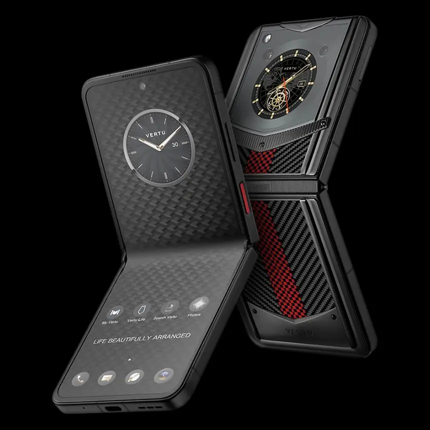 КУПИТЬ VERTU IRONFLIP CARBON TEXTURE AUSPICIOUS PHOENIX