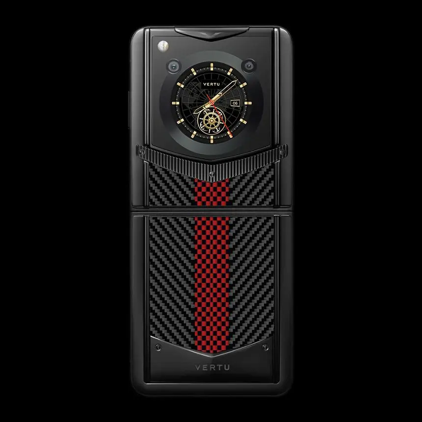 VERTU IRONFLIP CARBON TEXTURE AUSPICIOUS PHOENIX - ЦЕНА, ОПИСАНИЕ, ФОТО - 2