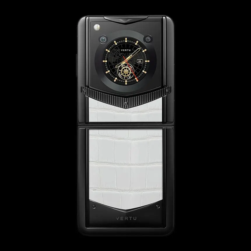 VERTU IRONFLIP CREAMY WHITE ALLIGATOR - ЦЕНА, ОПИСАНИЕ, ФОТО - 2