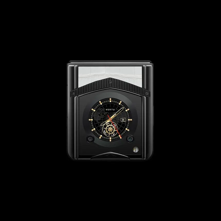 VERTU IRONFLIP CREAMY WHITE ALLIGATOR - ЦЕНА, ОПИСАНИЕ, ФОТО - 5