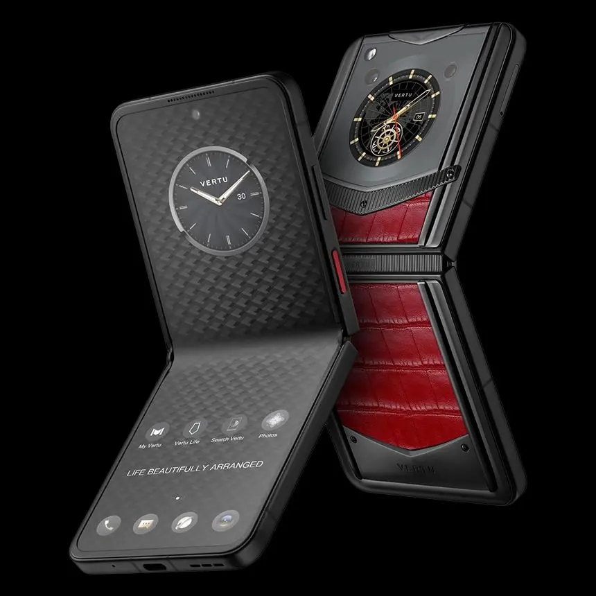 КУПИТЬ VERTU IRONFLIP FLAME RED ALLIGATOR
