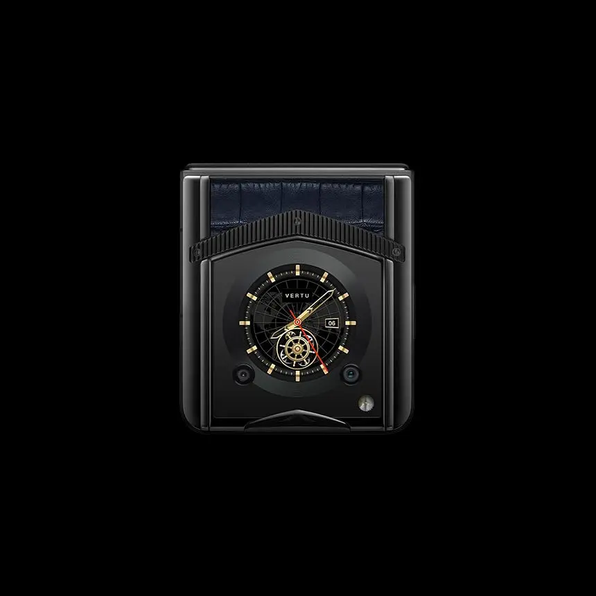 VERTU IRONFLIP NAVY BLUE ALLIGATOR - ЦЕНА, ОПИСАНИЕ, ФОТО - 5