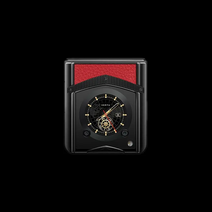 VERTU IRONFLIP RASPBERRY RED CALF - ЦЕНА, ОПИСАНИЕ, ФОТО - 5