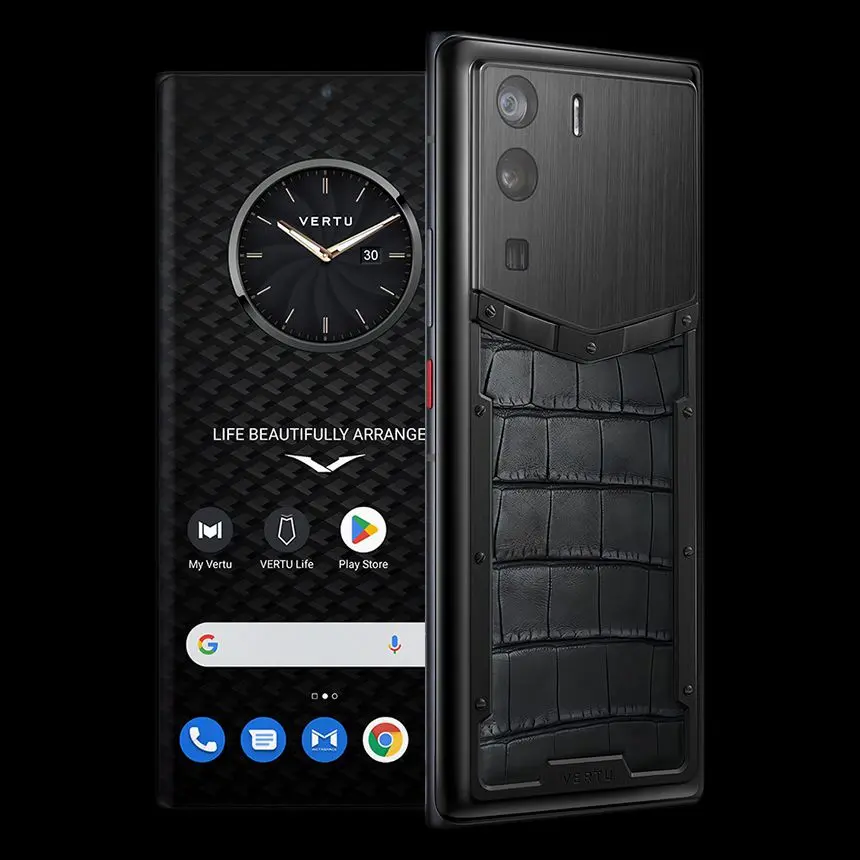 КУПИТЬ VERTU METAVERTU BASIC IRON BLACK ALLIGATOR