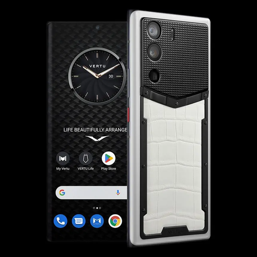 КУПИТЬ VERTU METAVERTU CREAMY WHITE ALLIGATOR
