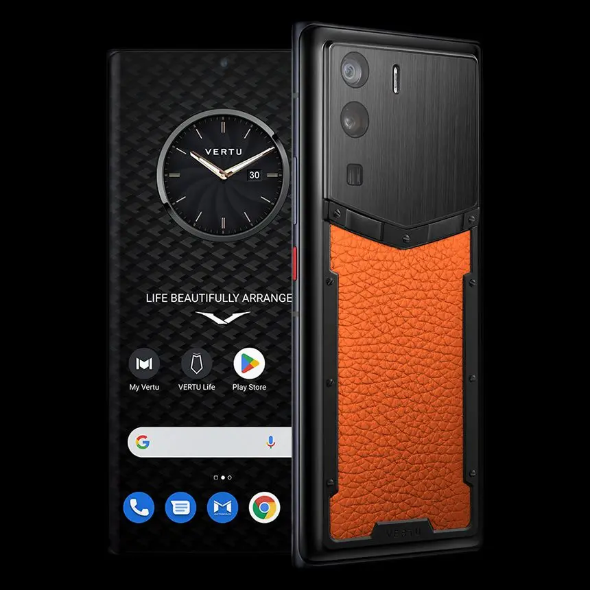 КУПИТЬ VERTU METAVERTU DAWNING ORANGE CALF