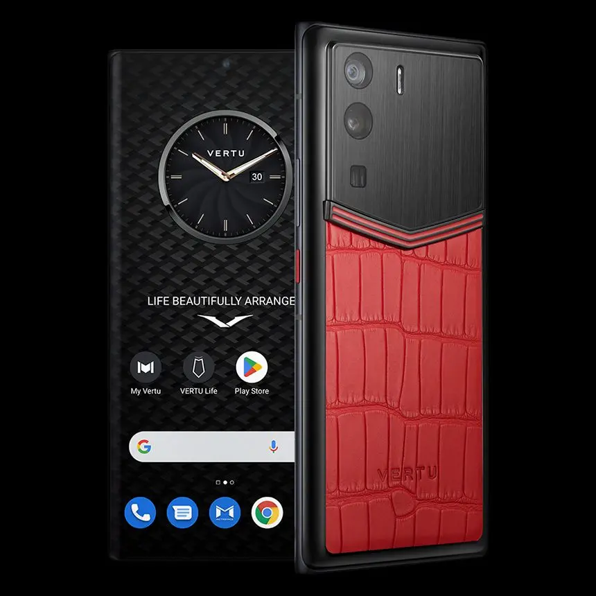 КУПИТЬ VERTU METAVERTU FLAME RED ALLIGATOR