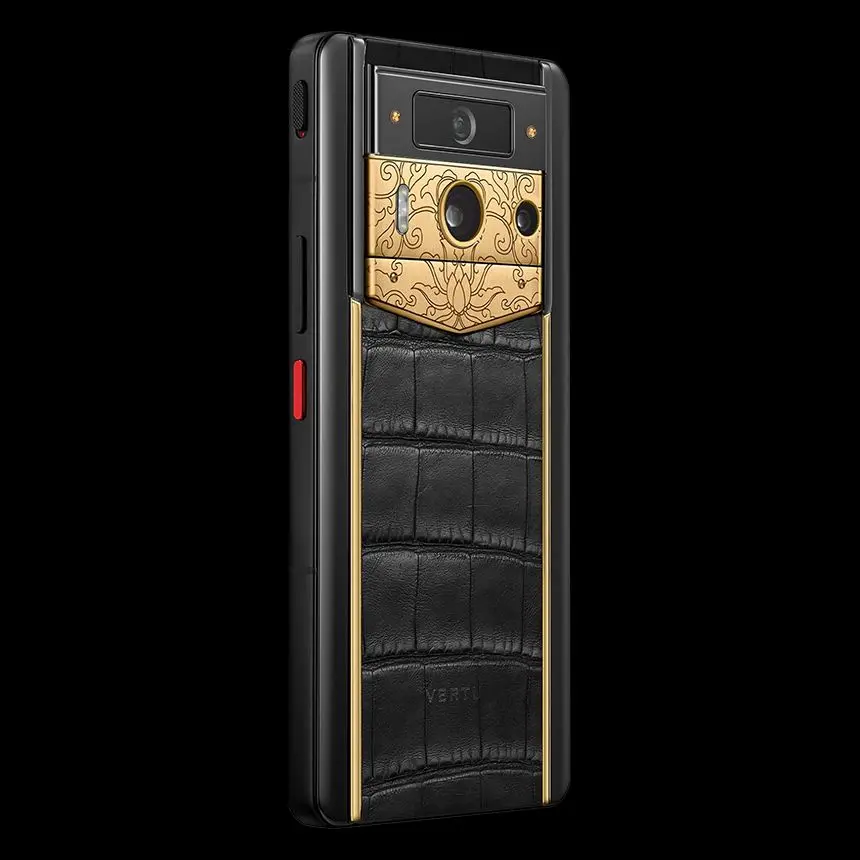 VERTU METAVERTU 2 18K GOLD LOTUS WHISPER WITH BLACK ALLIGATOR - ЦЕНА, ОПИСАНИЕ, ФОТО - 4