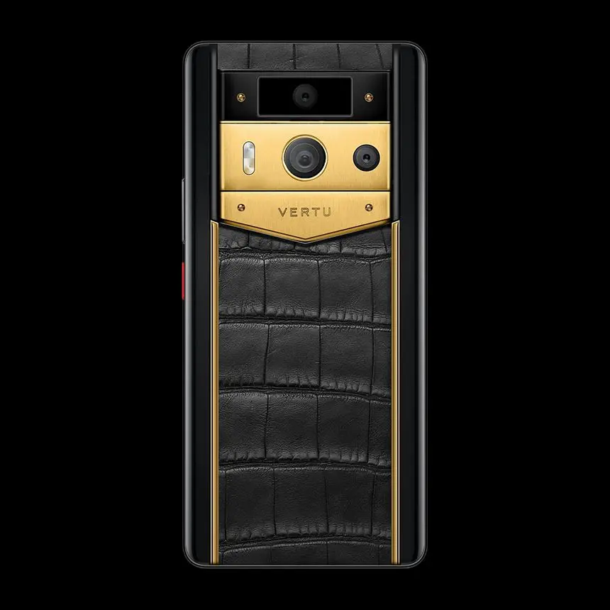 VERTU METAVERTU 2 18K GOLD SHIELD WITH BLACK ALLIGATOR - ЦЕНА, ОПИСАНИЕ, ФОТО - 3
