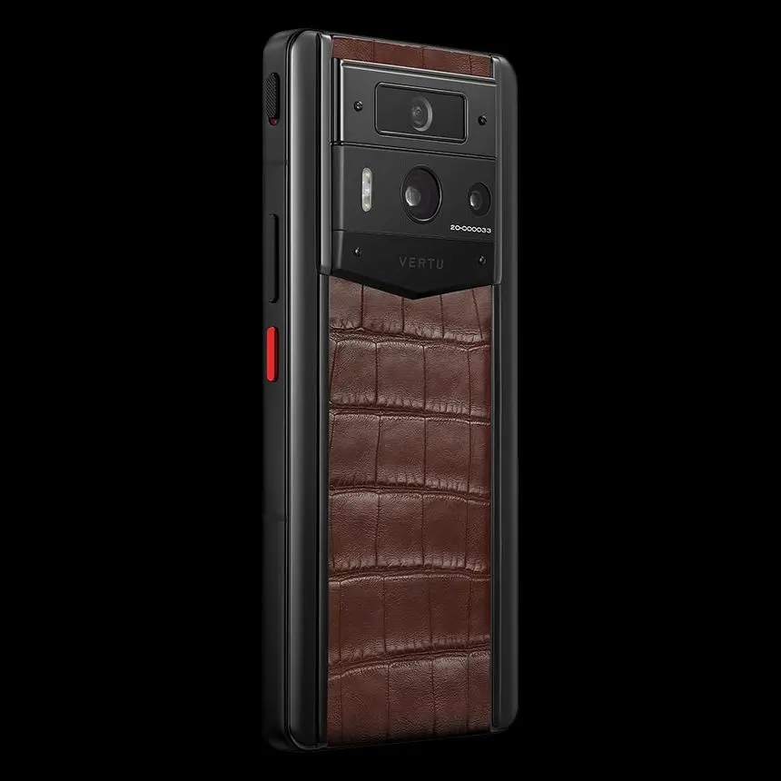 VERTU METAVERTU 2 AMBER BROWN ALLIGATOR BLACK CASE - ЦЕНА, ОПИСАНИЕ, ФОТО - 4