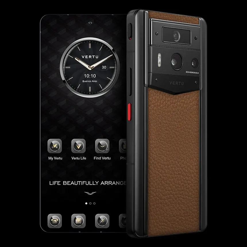 КУПИТЬ VERTU METAVERTU 2 CARAMEL BROWN CALF BLACK CASE
