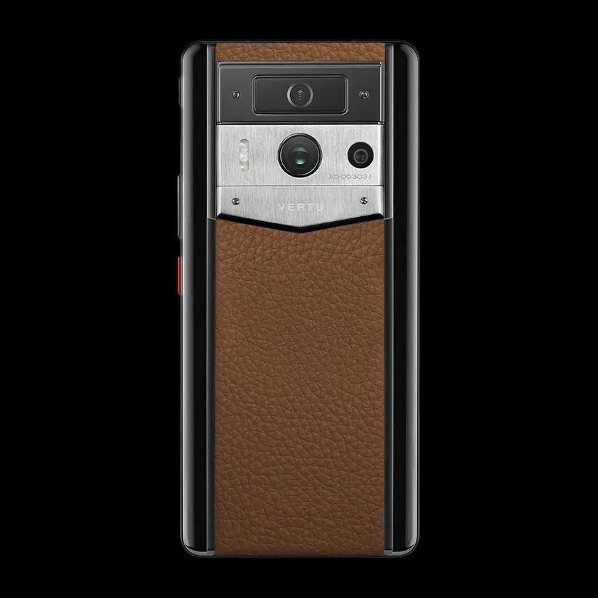 VERTU METAVERTU 2 CARAMEL BROWN CALF SILVER CASE - ЦЕНА, ОПИСАНИЕ, ФОТО - 3