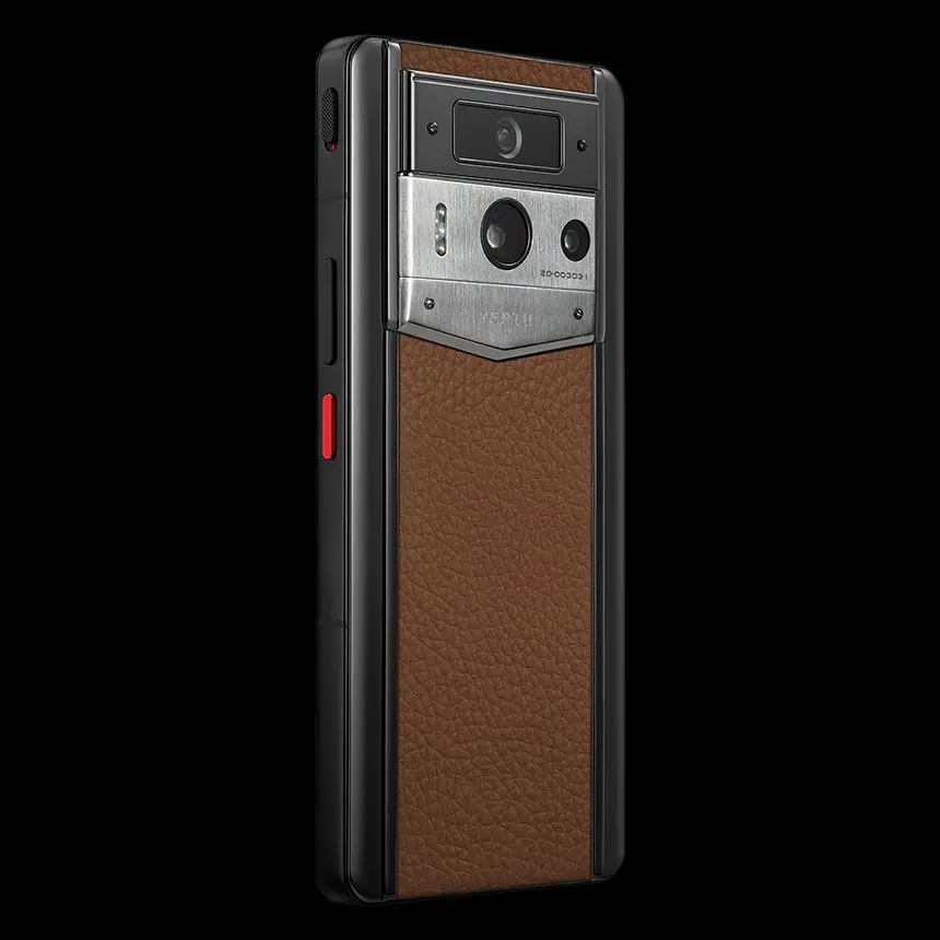 VERTU METAVERTU 2 CARAMEL BROWN CALF SILVER CASE - ЦЕНА, ОПИСАНИЕ, ФОТО - 4
