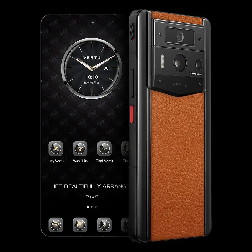 КУПИТЬ VERTU METAVERTU 2 DAWNING ORANGE CALF BLACK CASE
