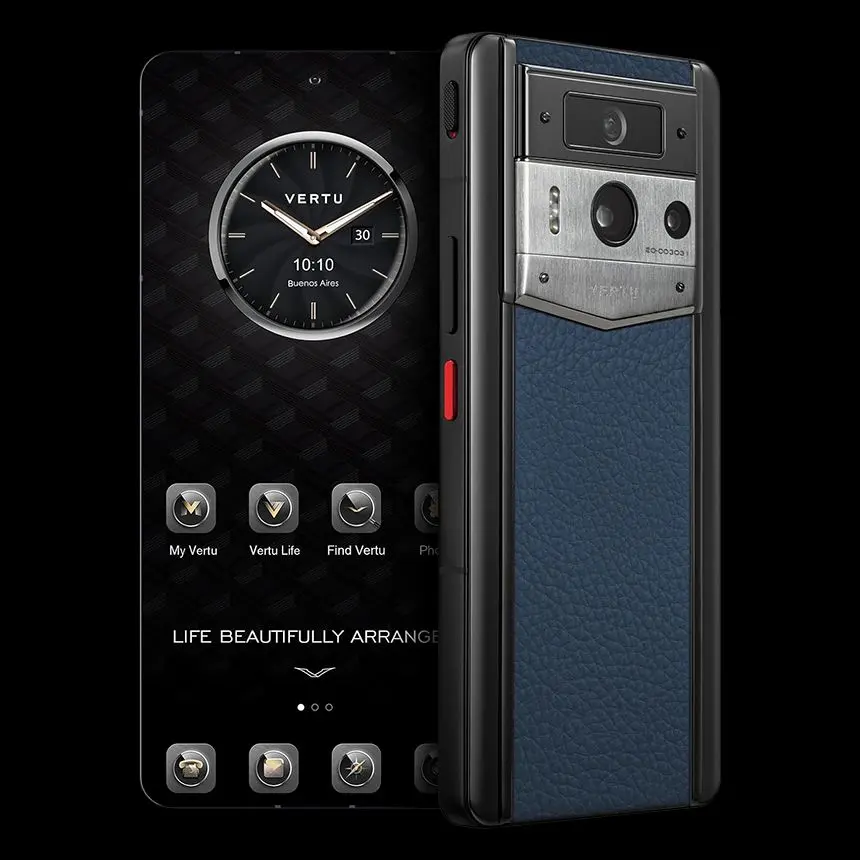 КУПИТЬ VERTU METAVERTU 2 GENTLEMAN BLUE CALF SILVER CASE