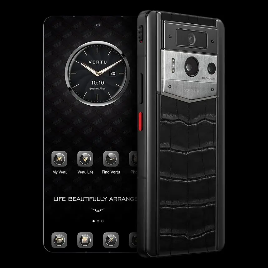 КУПИТЬ VERTU METAVERTU 2 IRON BLACK ALLIGATOR SILVER CASE