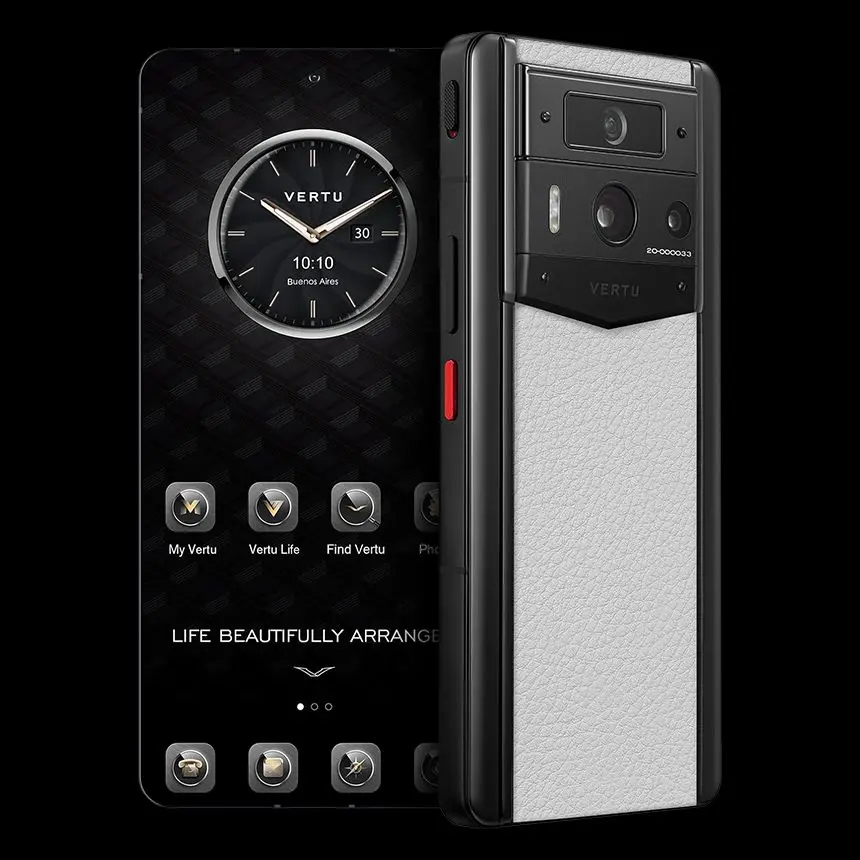 КУПИТЬ VERTU METAVERTU 2 MOON WHITE CALF BLACK CASE