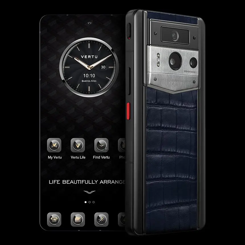 КУПИТЬ VERTU METAVERTU 2 NAVY BLUE ALLIGATOR SILVER CASE